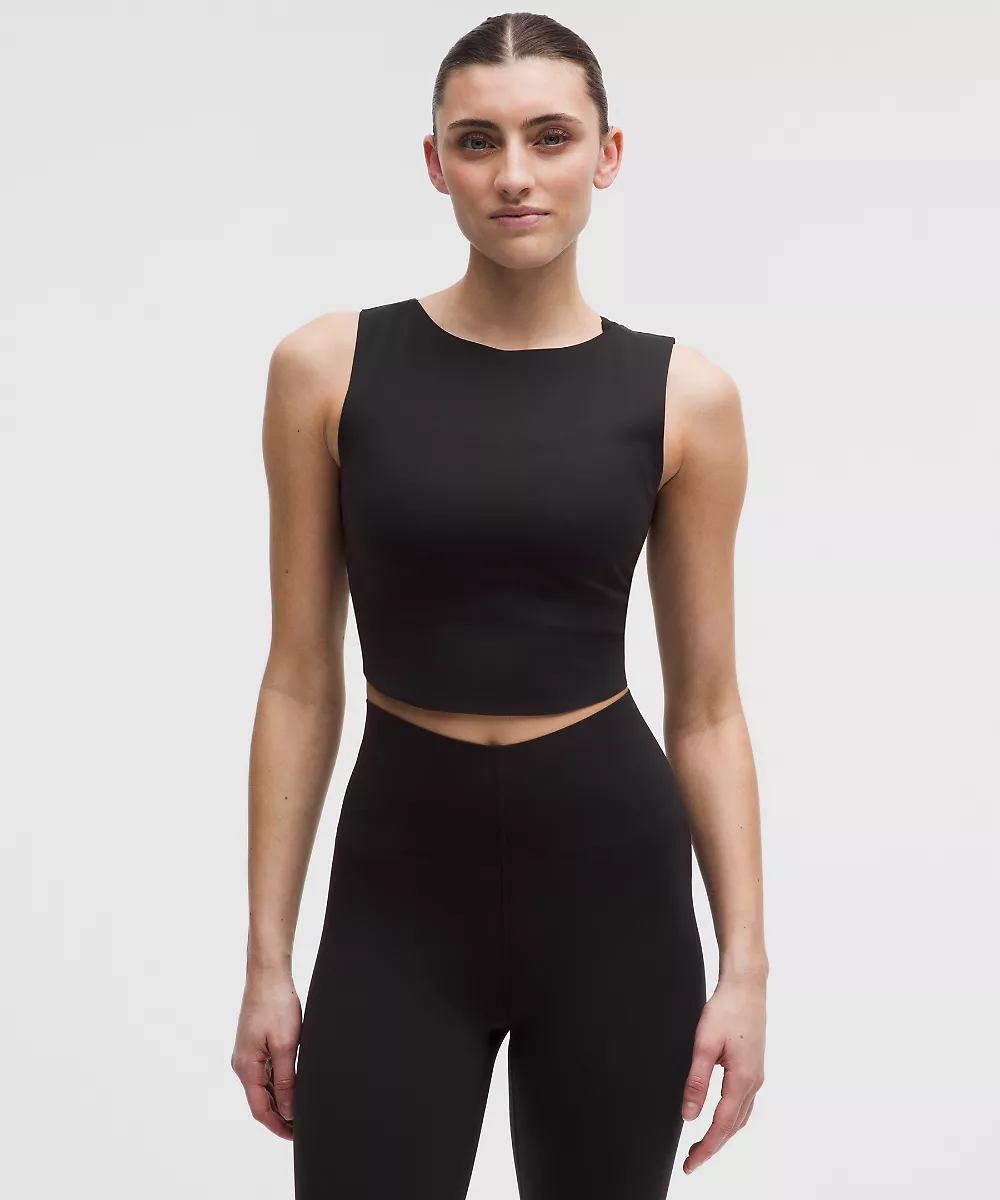 lululemon Glow Up™ débardeur col montant — Black, view 1