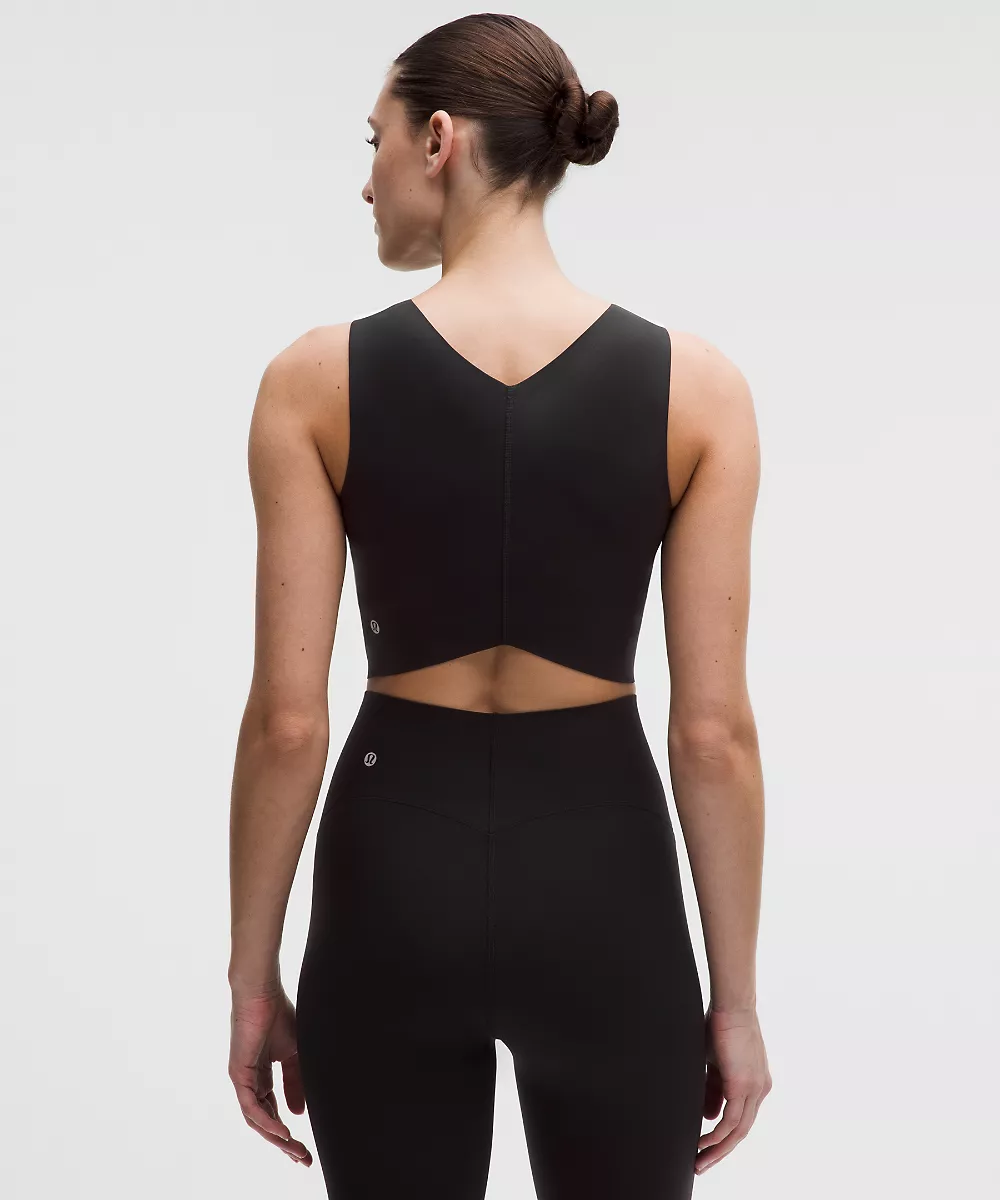 lululemon Glow Up™ débardeur col montant — Black, view 2