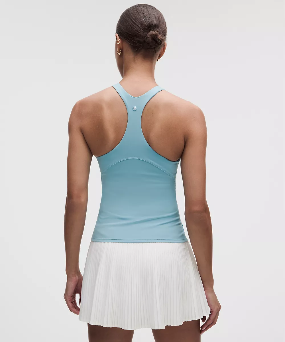 Débardeur de tennis dos nageur col haut *Bonnet B/C — Seafoam, view 2
