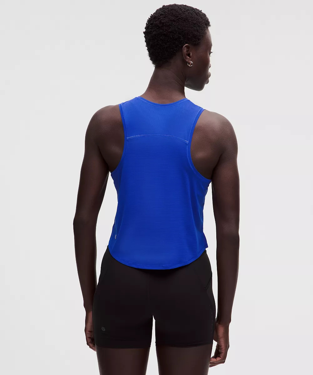 Débardeur de running léger longueur taille — Beach Ball Blue, view 2