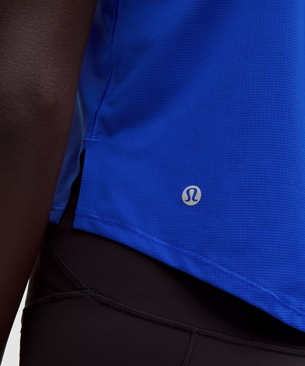 Débardeur de running léger longueur taille — Beach Ball Blue, view 5