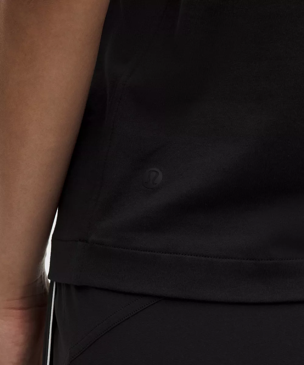 Le débardeur classique en jersey — Black, view 5
