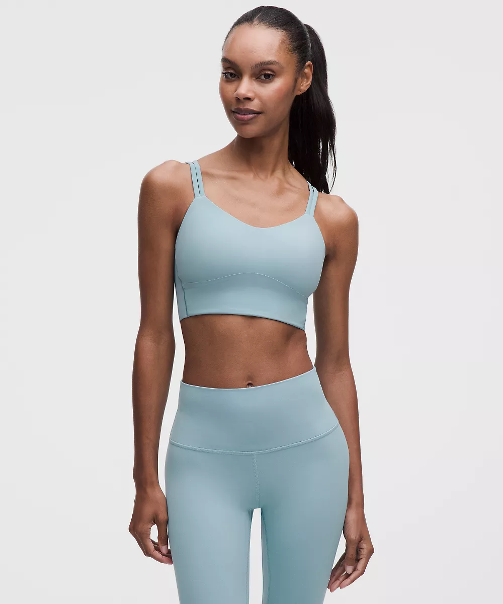 Like a Cloud brassière longue *Maintien léger, bonnet B/C — Seafoam, view 1