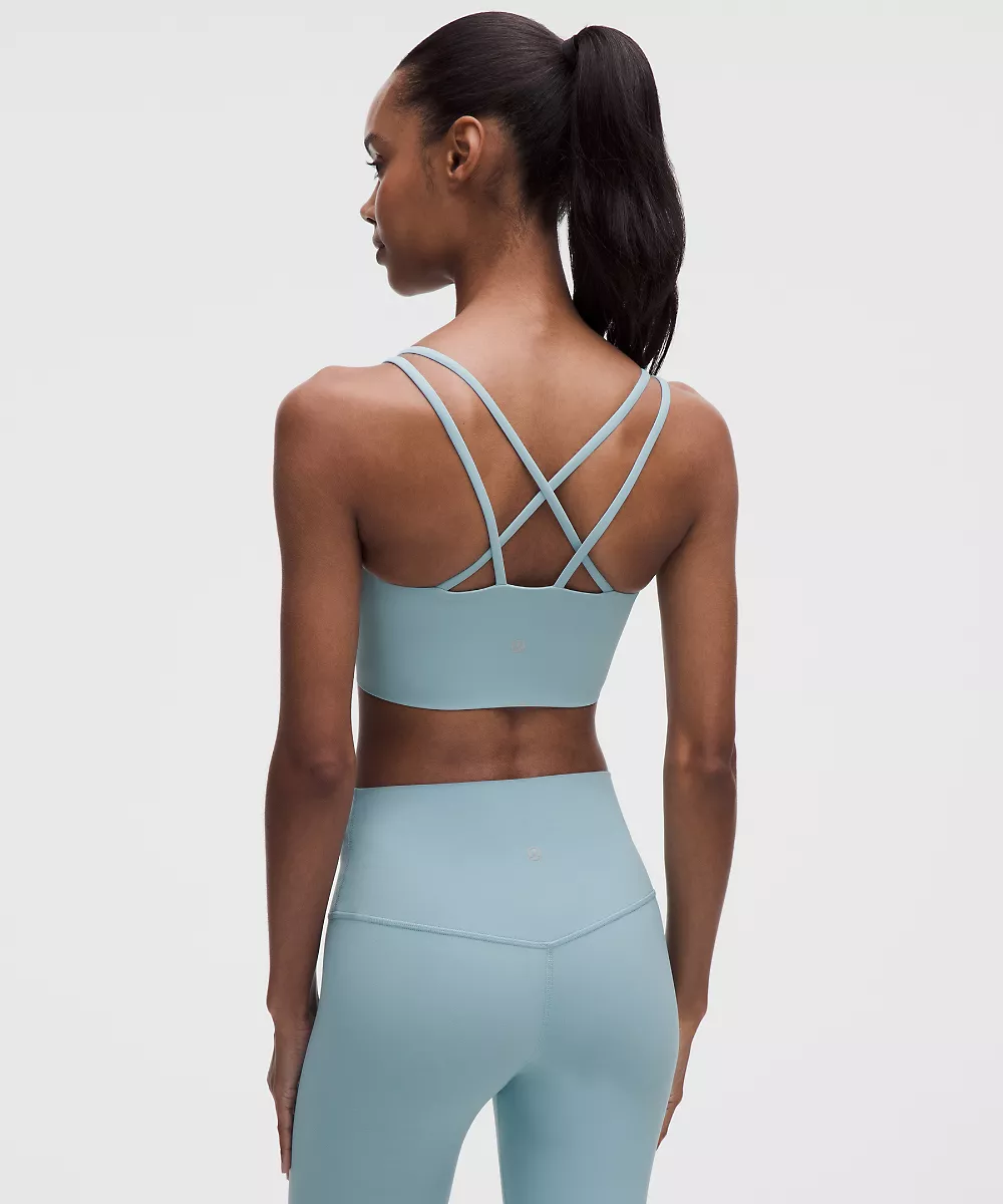 Like a Cloud brassière longue *Maintien léger, bonnet B/C — Seafoam, view 2