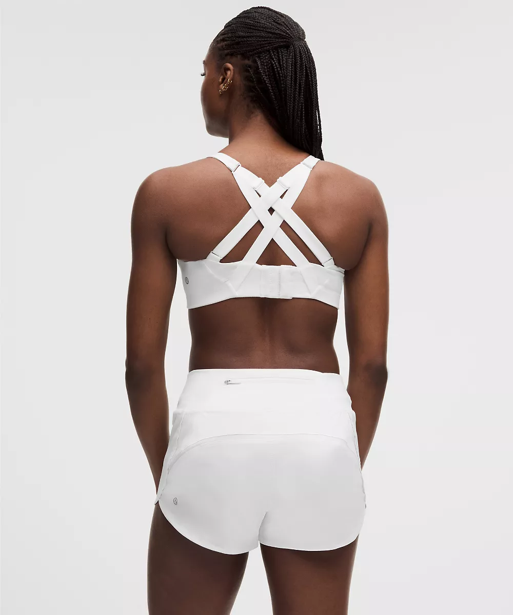 lululemon Energy brassière *Maintien élevé, bonnets B–G — White, view 2