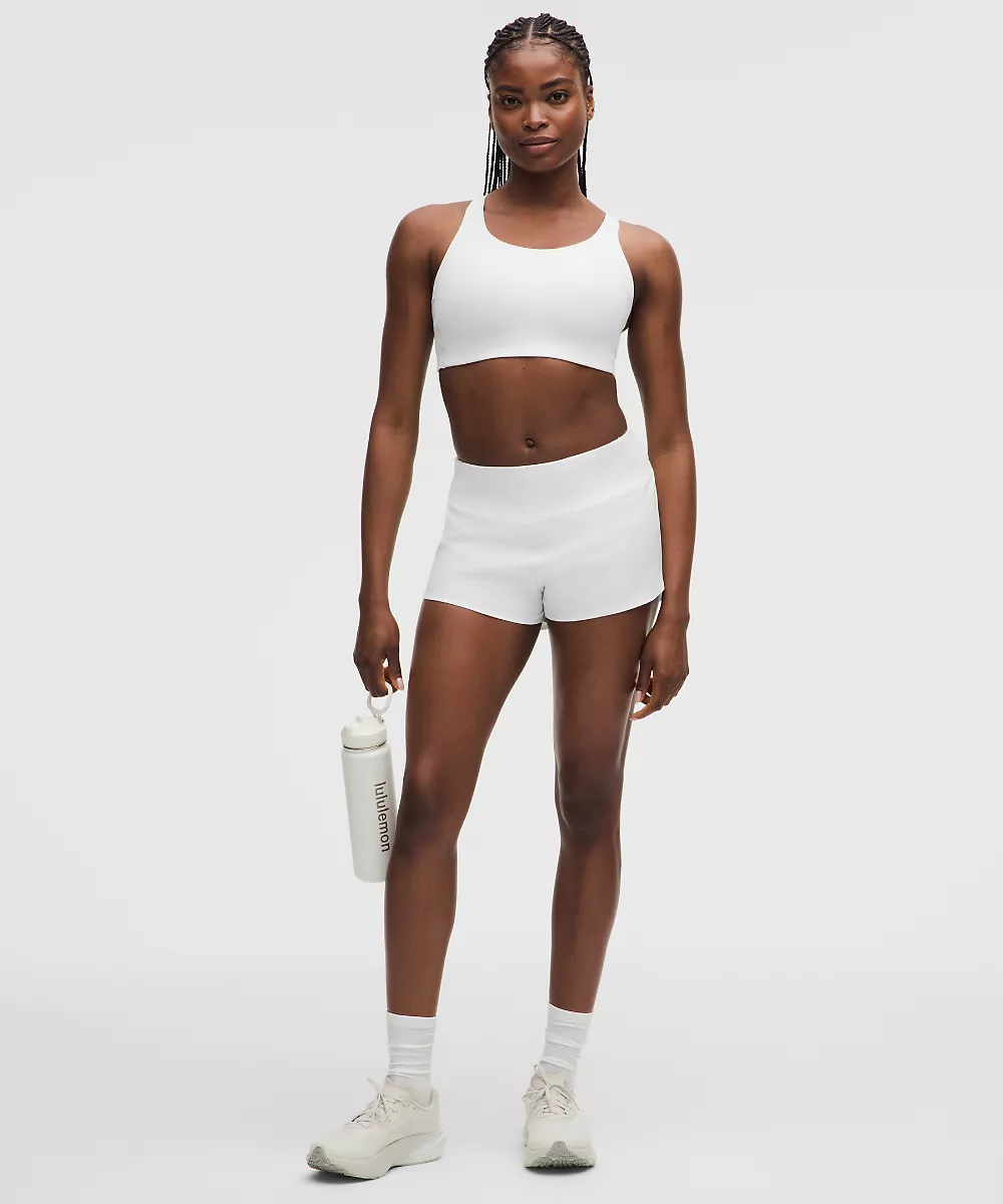 lululemon Energy brassière *Maintien élevé, bonnets B–G — White, view 3