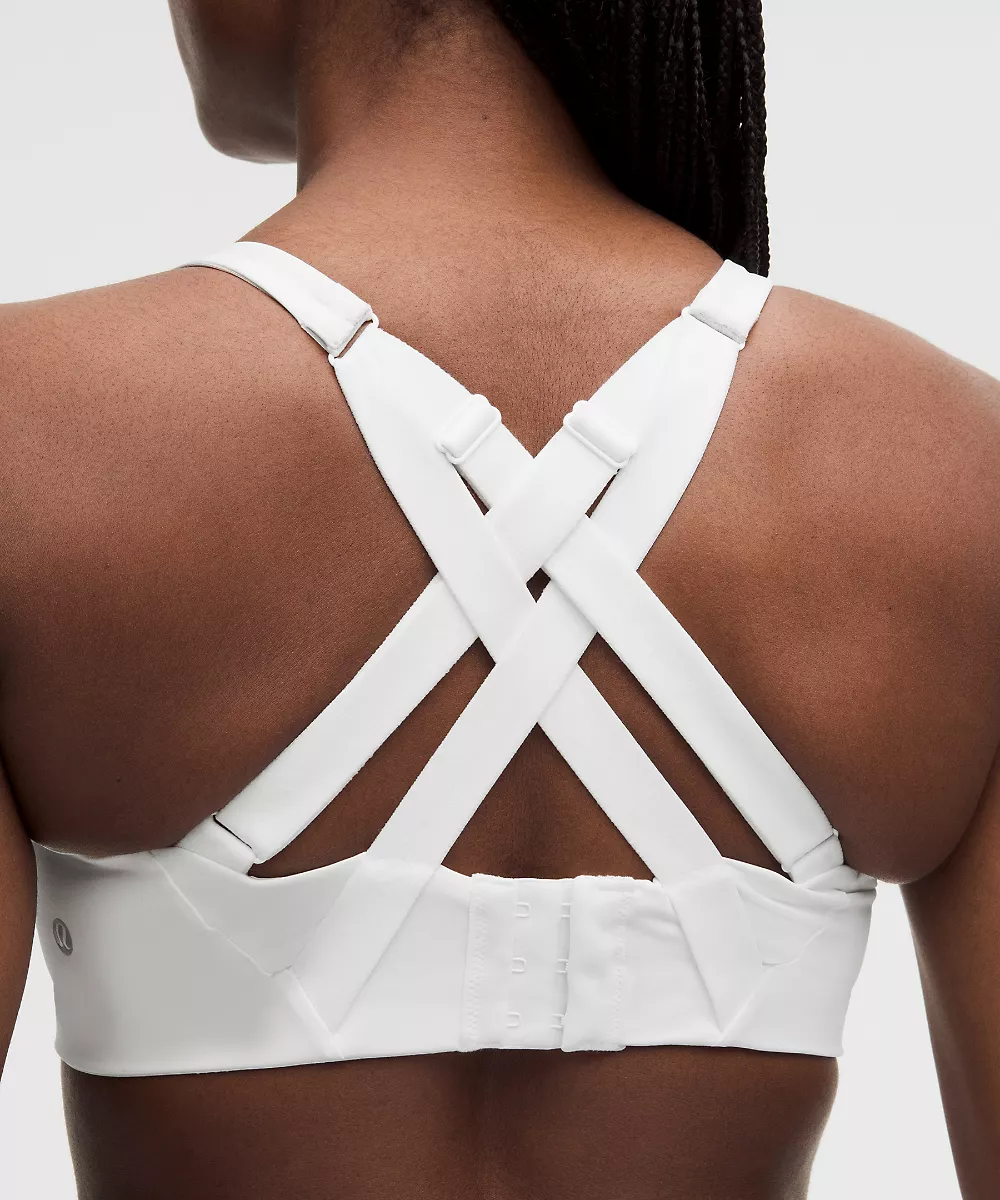 lululemon Energy brassière *Maintien élevé, bonnets B–G — White, view 5