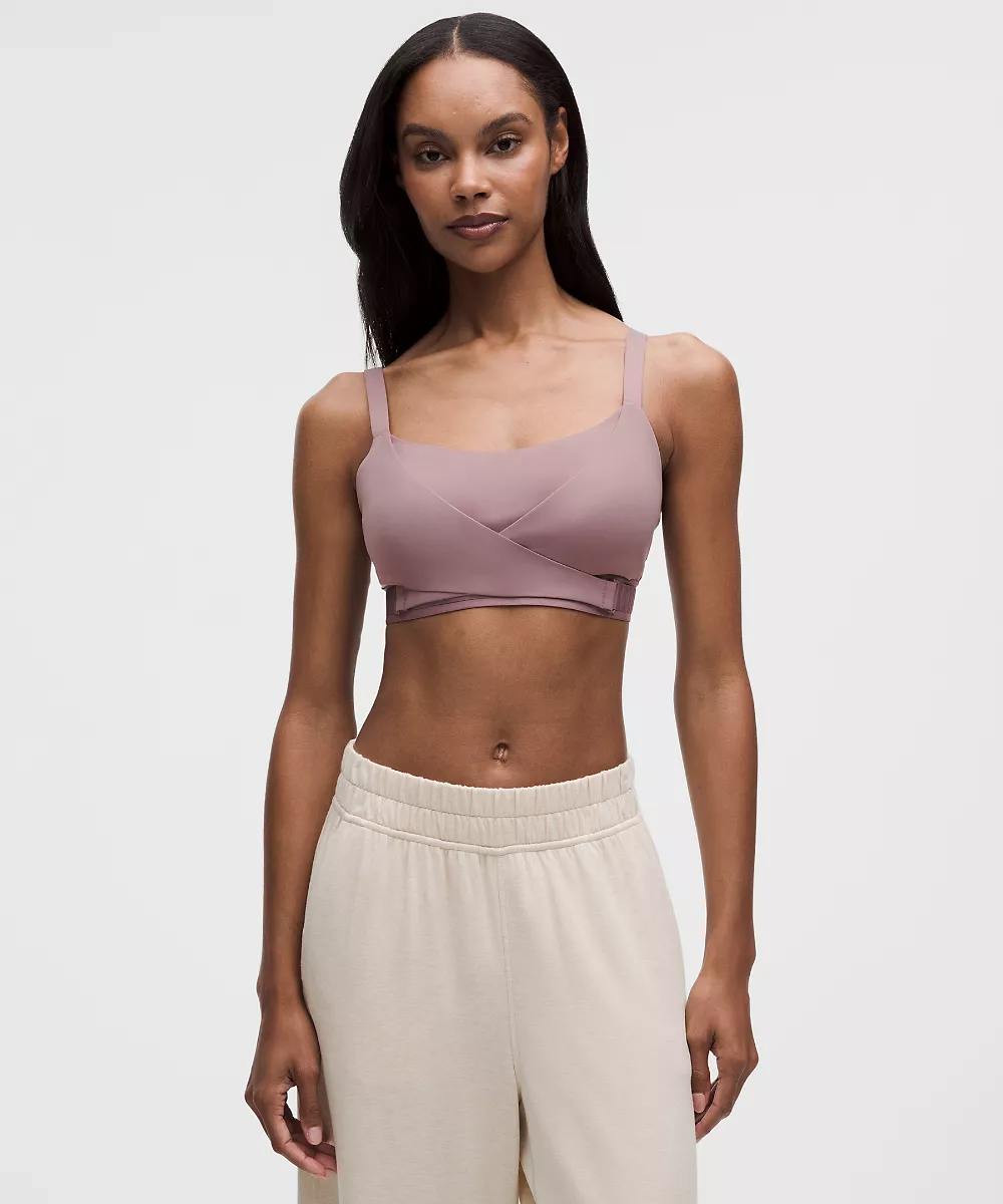 Brassière de récupération ajustable ultra-douce *Maintien léger, bonnets B-D — Twilight Rose, view 1