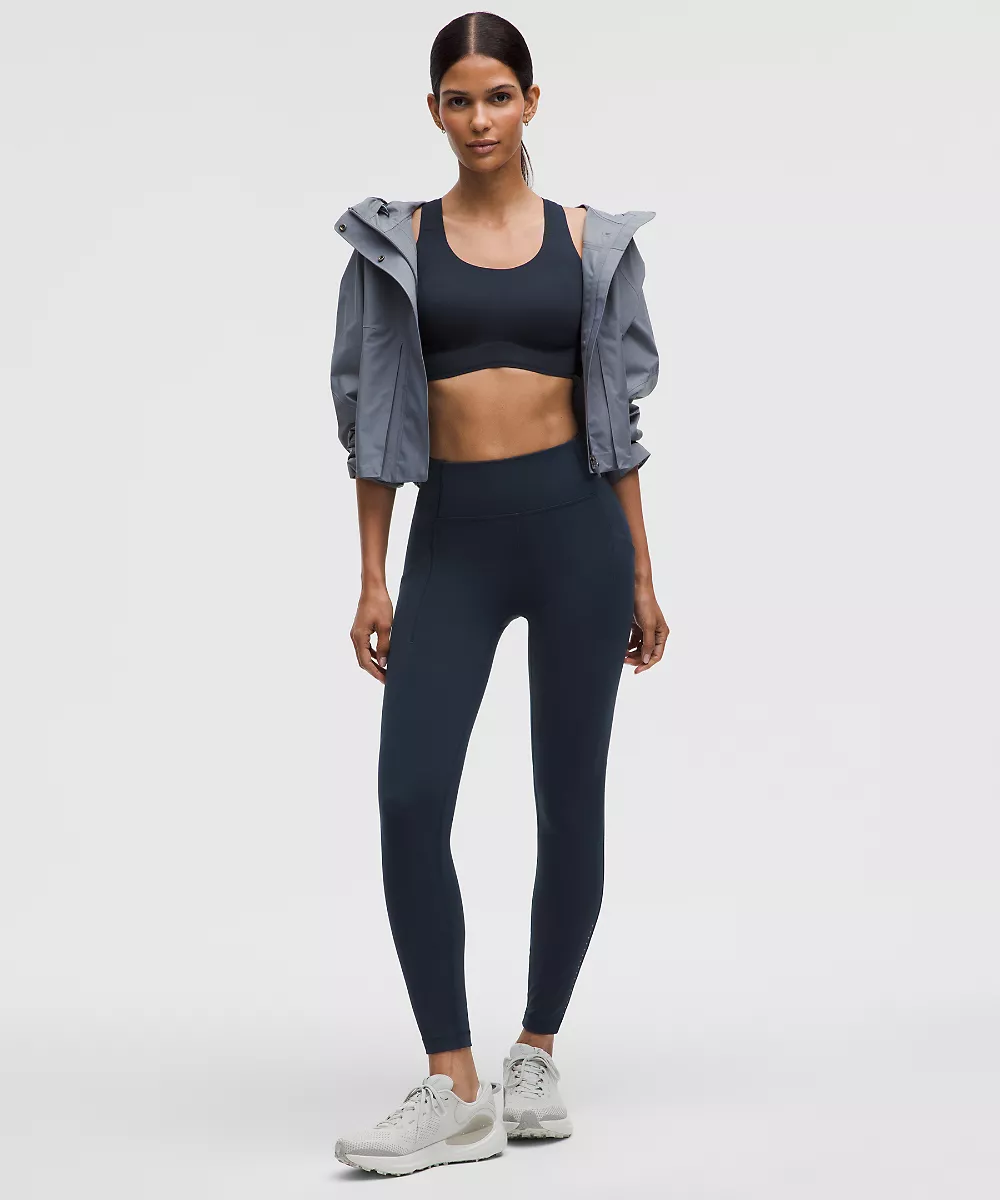 lululemon Go Further brassière avec technologie Support Code *Impact élevé, bonnet C/D — True Navy, view 3
