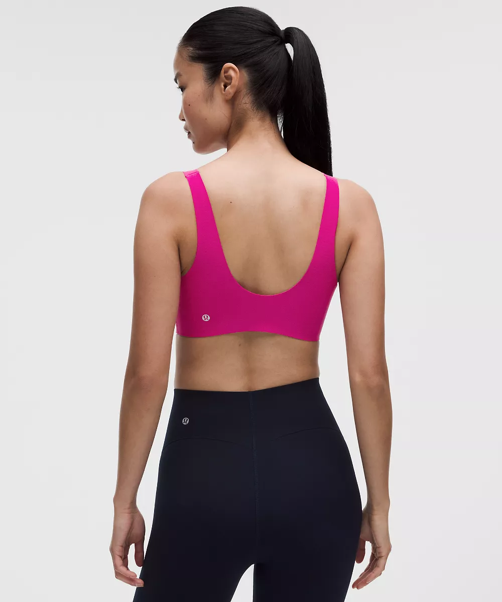 lululemon Glow Up™ brassière *Maintien moyen, bonnet B/C — Pink Flare, view 2