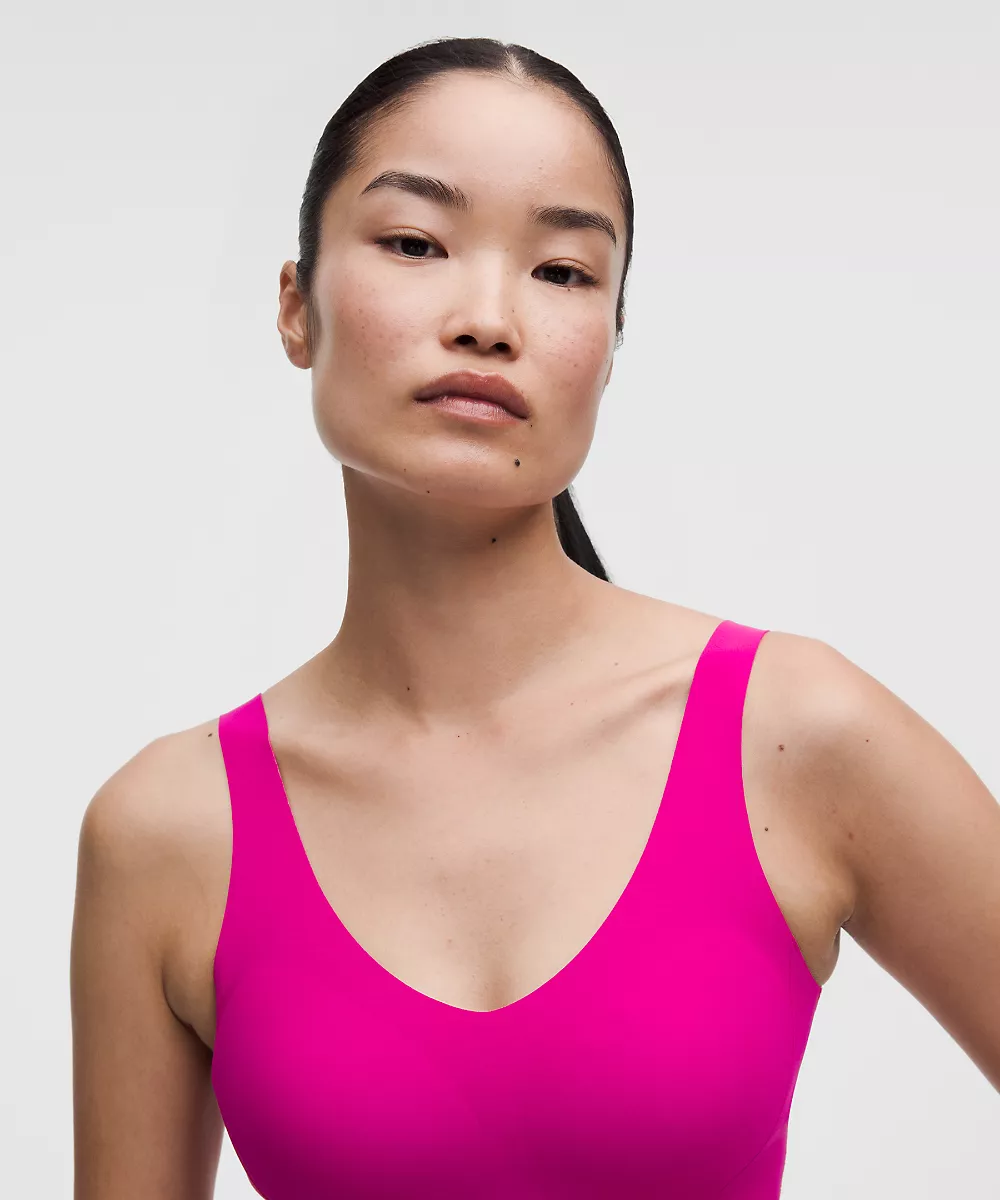 lululemon Glow Up™ brassière *Maintien moyen, bonnet B/C — Pink Flare, view 4
