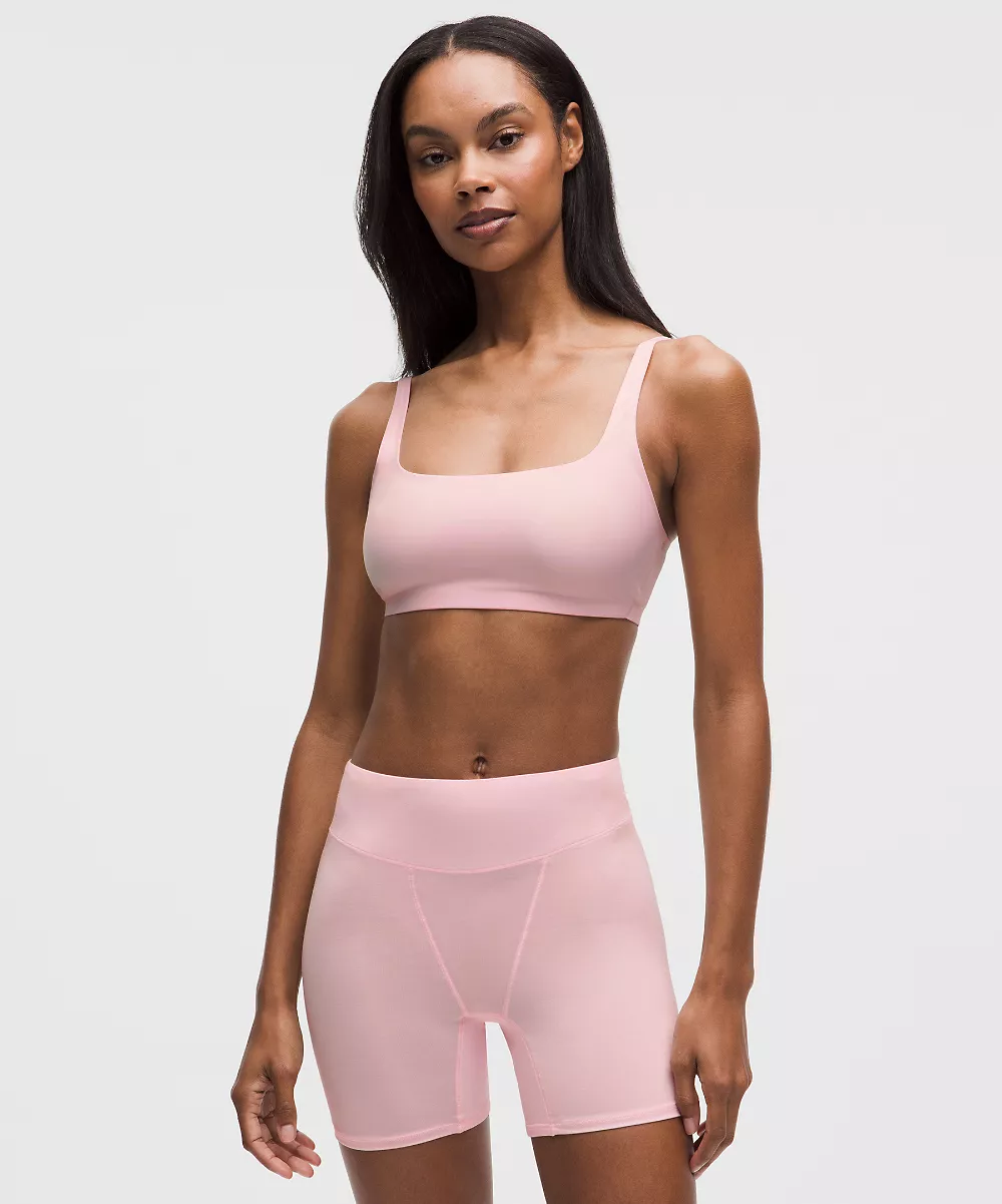 Bralette col dégagé Nulu ultra-douce Wundermost *Bonnets A–C — Pink Pearl, view 1