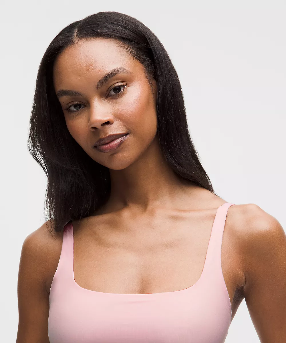 Bralette col dégagé Nulu ultra-douce Wundermost *Bonnets A–C — Pink Pearl, view 4