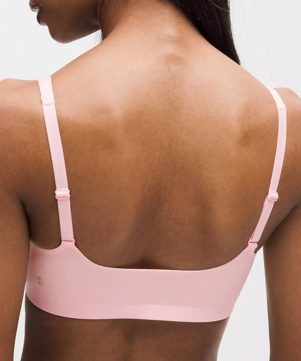 Bralette col dégagé Nulu ultra-douce Wundermost *Bonnets A–C — Pink Pearl, view 5