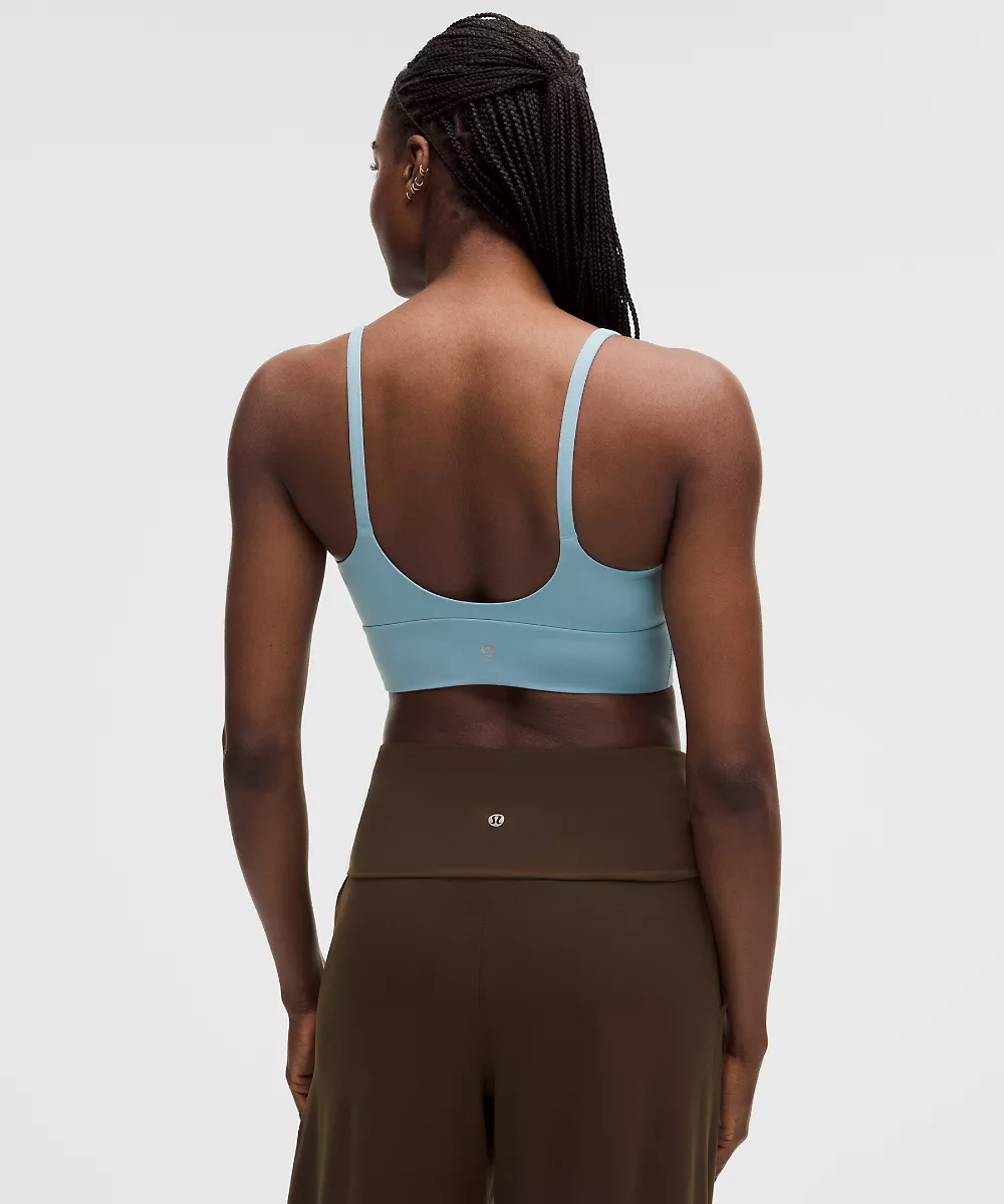 lululemon Focuser brassière col dégagé Nulu *Maintien léger, bonnet C/D — Seafoam, view 2