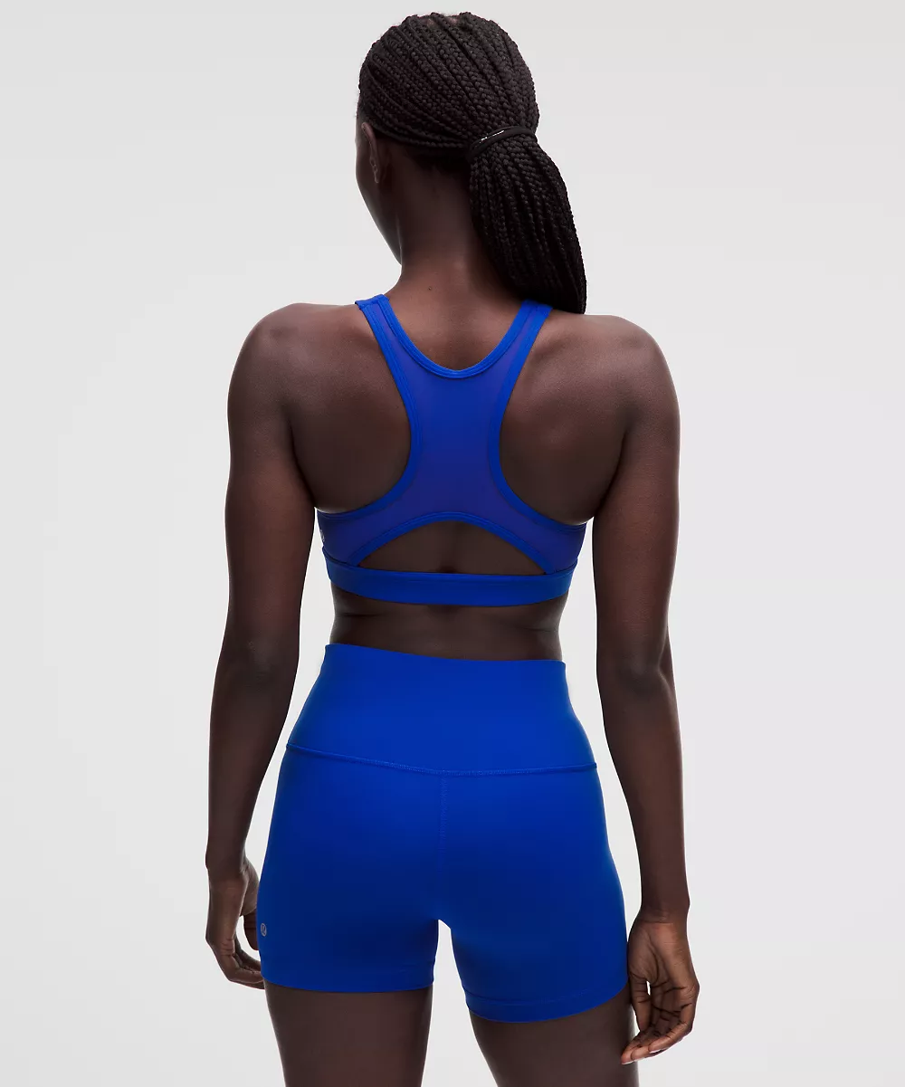 Brassière dos en mesh Wunder Train *Maintien moyen, bonnet B/C — Beach Ball Blue, view 5