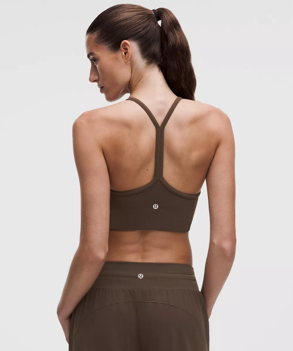 Brassière froncée Flow Y *Maintien léger, Bonnet B/C — Walnut Crunch, view 2