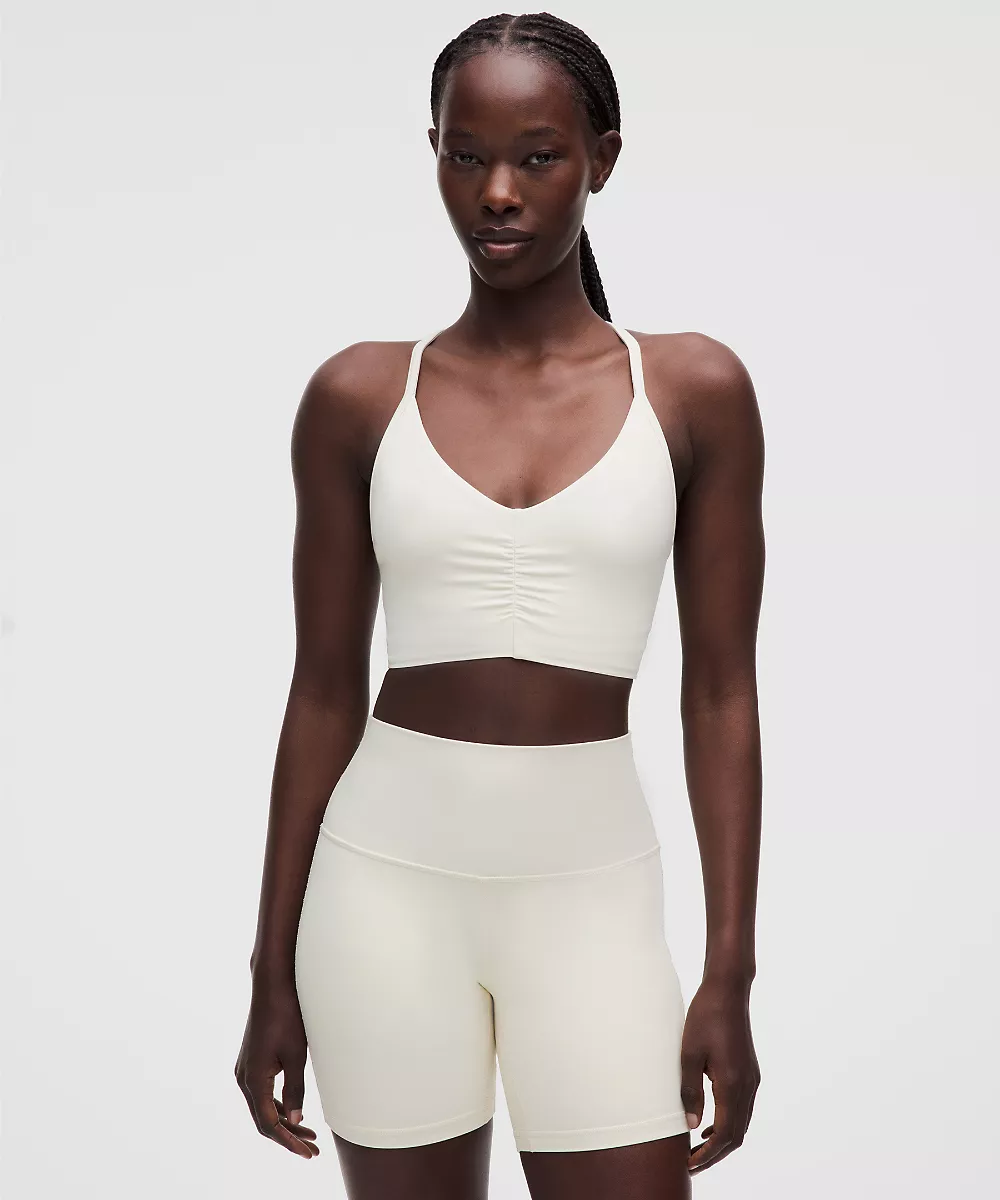 Brassière froncée Flow Y *Maintien léger, Bonnet B/C — Light Ivory, view 1
