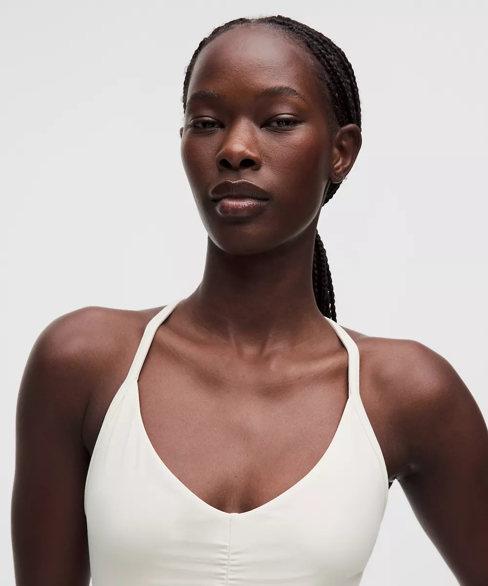 Brassière froncée Flow Y *Maintien léger, Bonnet B/C — Light Ivory, view 4
