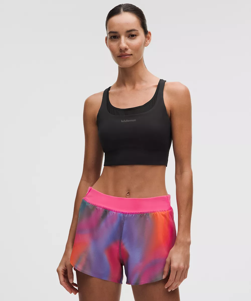 lululemon Energy brassière longline avec rangement Evolve *Maintien moyen, bonnet B/C — Black, view 1