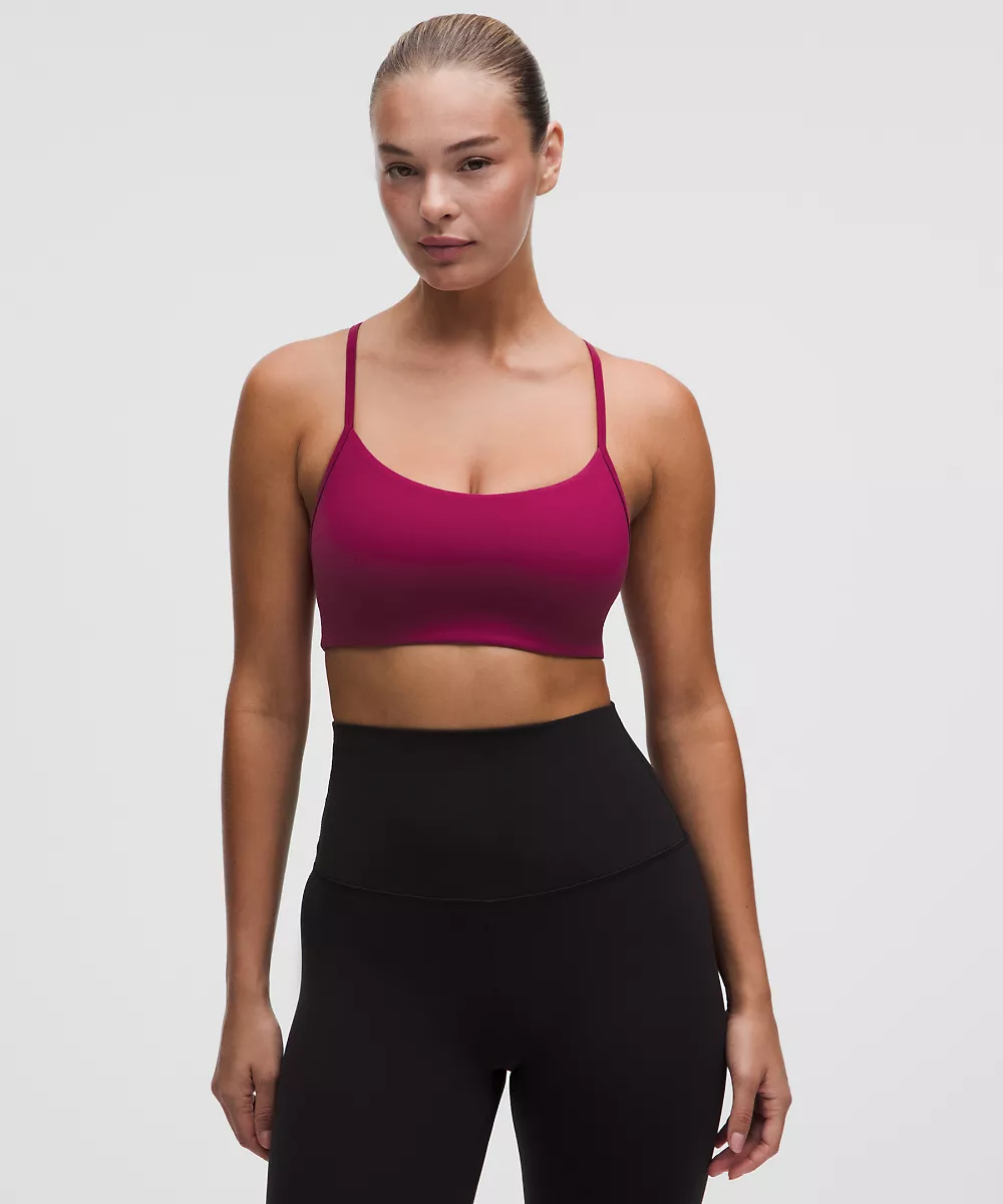 Brassière Flow Y Maintien léger, Bonnet C/D *Nouveau design — Raspberry Rave, view 1