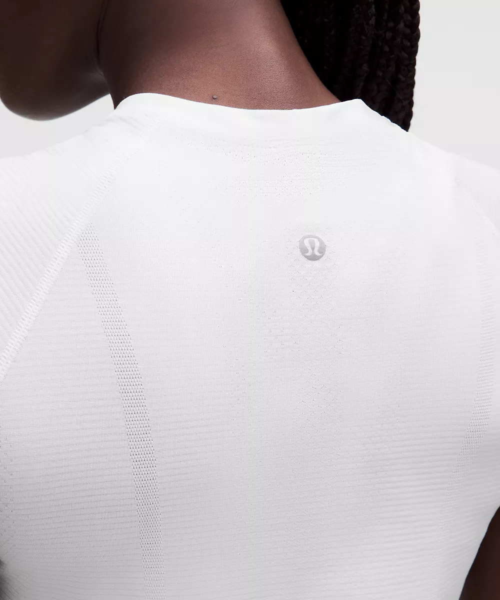 Chemise Swiftly Tech manches courtes 2.0 *Longueur hanches — White/White, view 5