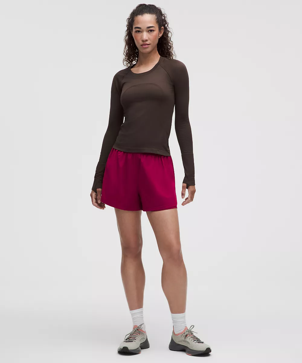 Chemise Swiftly Tech manches longues 2.0 *Longueur taille — Mahogany Muse/Mahogany Muse, view 2