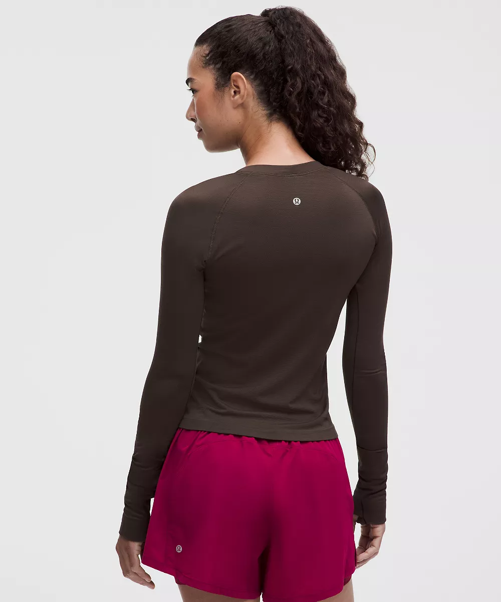 Chemise Swiftly Tech manches longues 2.0 *Longueur taille — Mahogany Muse/Mahogany Muse, view 3