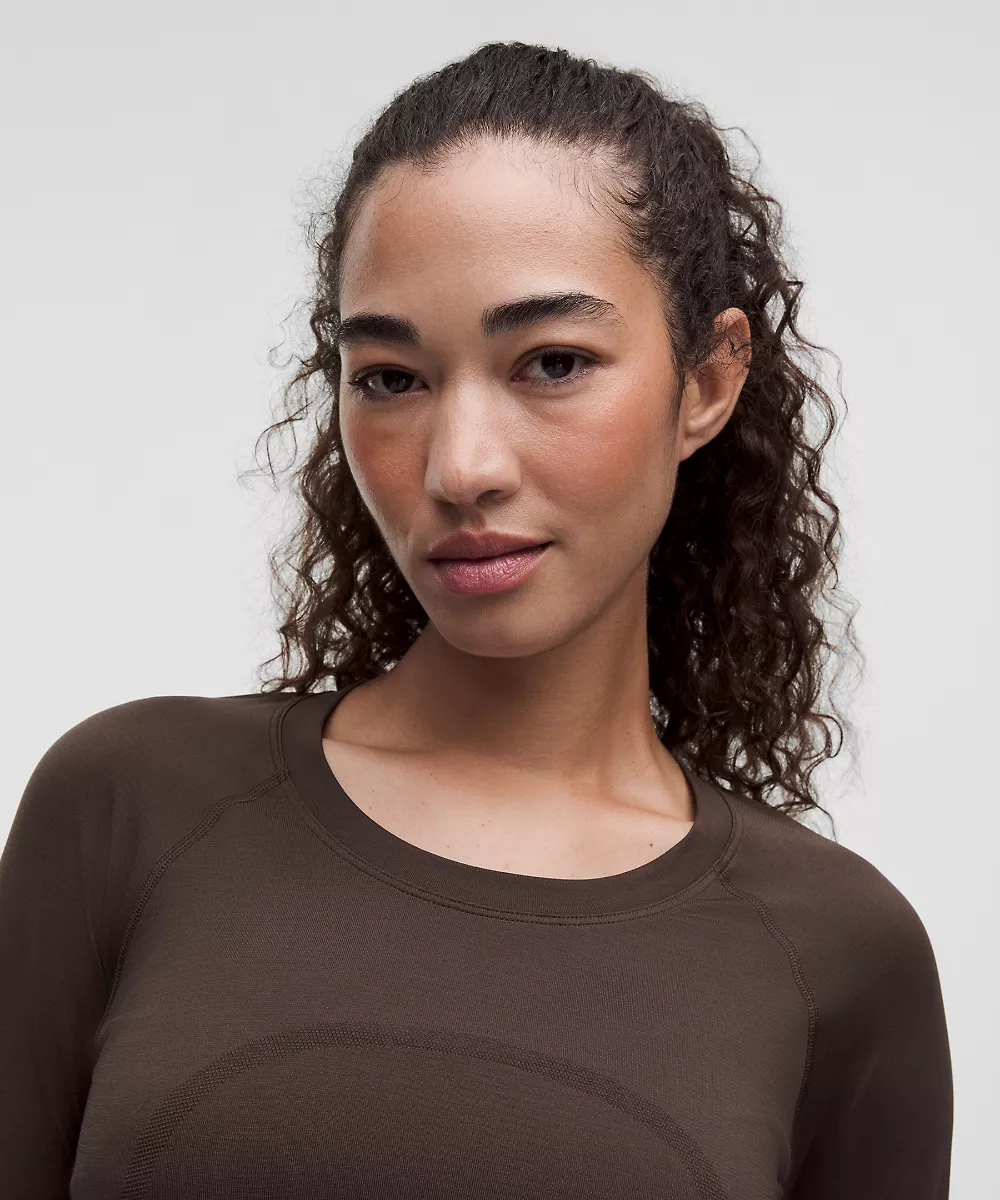 Chemise Swiftly Tech manches longues 2.0 *Longueur taille — Mahogany Muse/Mahogany Muse, view 4