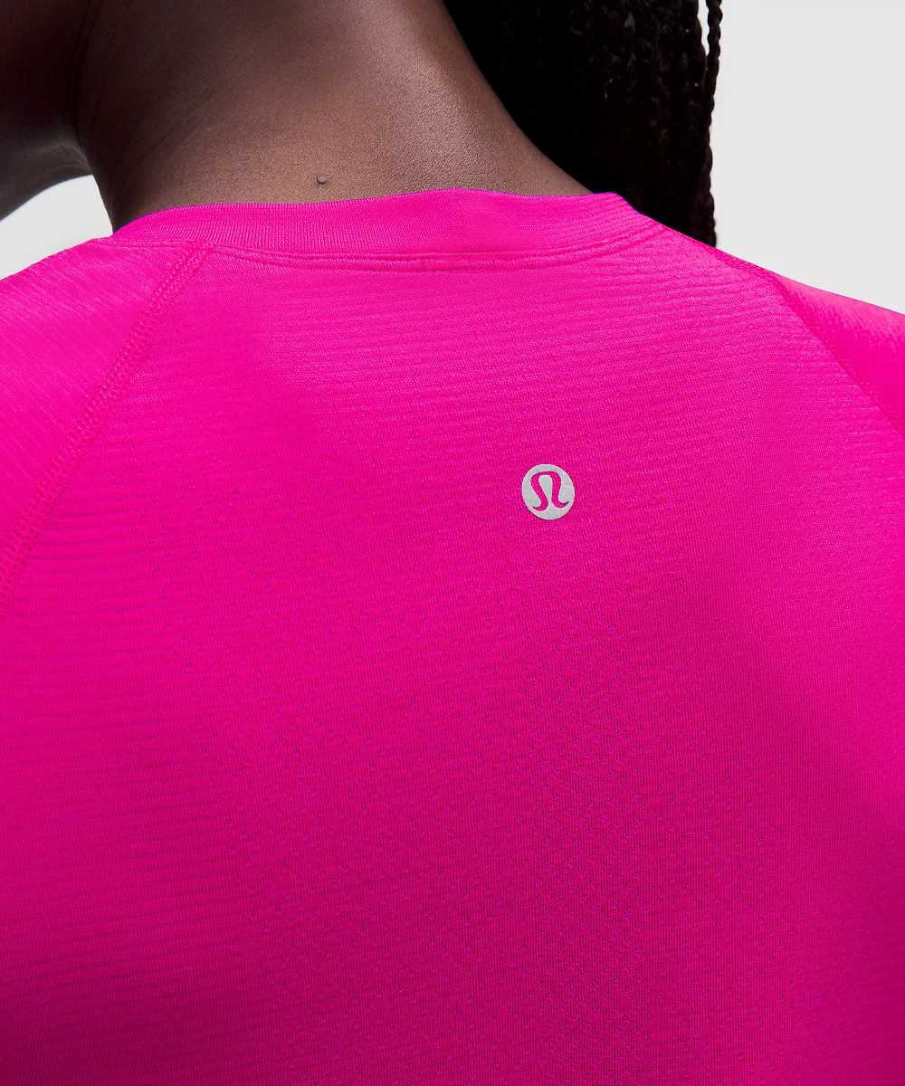 Chemise Swiftly Tech manches courtes 2.0 *Longueur taille — Pink Flare/Pink Flare, view 5