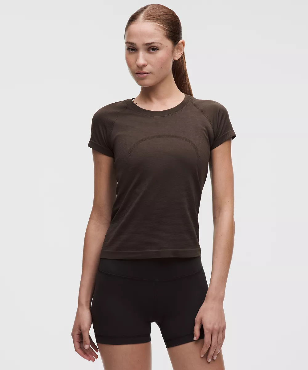 Chemise Swiftly Tech manches courtes 2.0 *Longueur taille — Mahogany Muse/Mahogany Muse, view 1