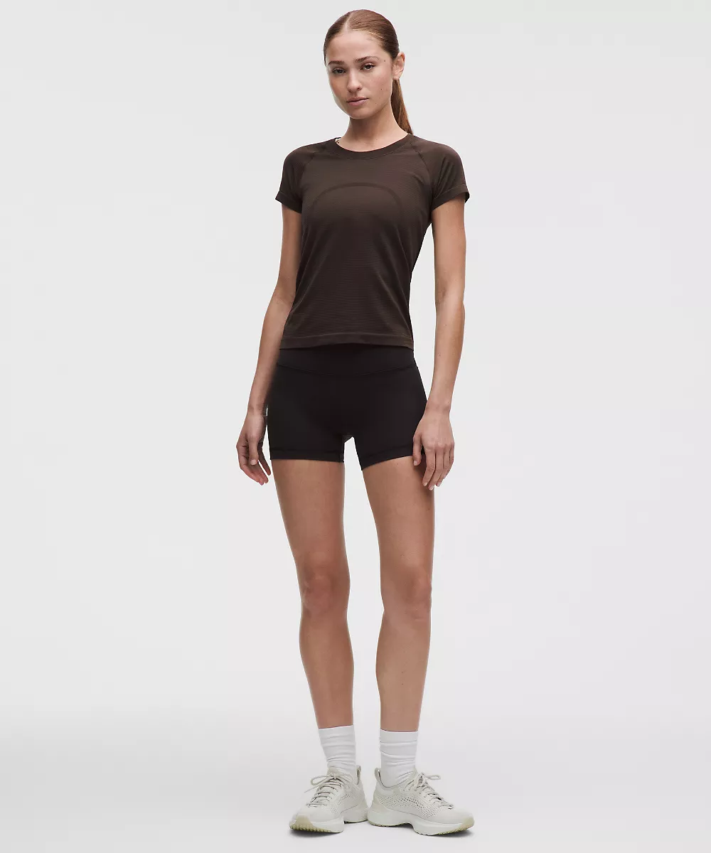 Chemise Swiftly Tech manches courtes 2.0 *Longueur taille — Mahogany Muse/Mahogany Muse, view 2