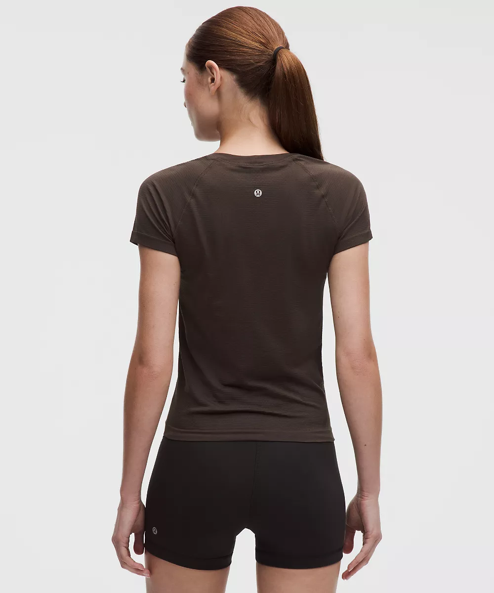 Chemise Swiftly Tech manches courtes 2.0 *Longueur taille — Mahogany Muse/Mahogany Muse, view 3