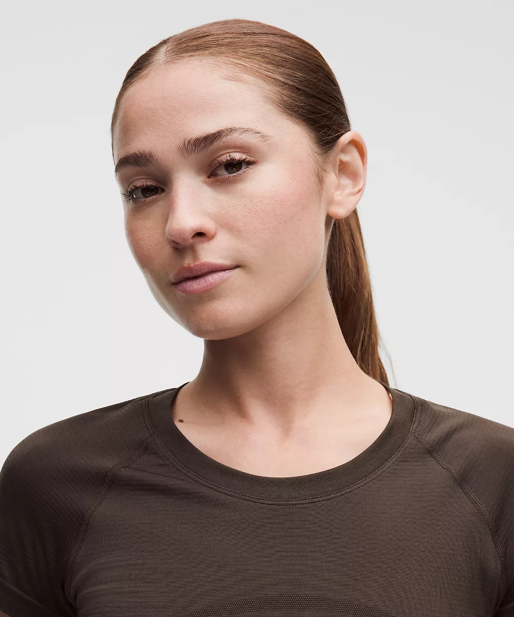 Chemise Swiftly Tech manches courtes 2.0 *Longueur taille — Mahogany Muse/Mahogany Muse, view 4