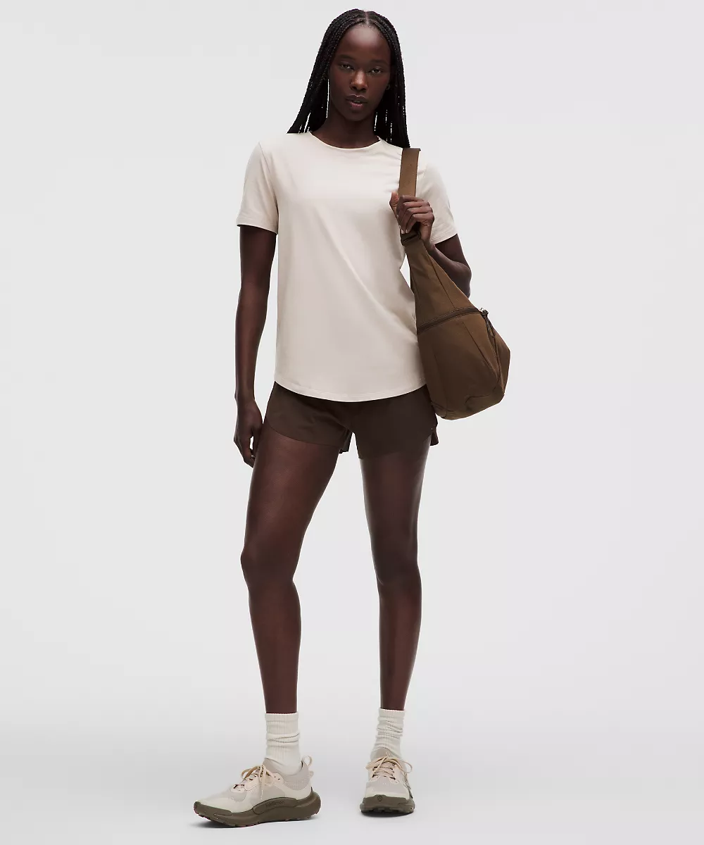 Love t-shirt col rond — Downtown Tan, view 2