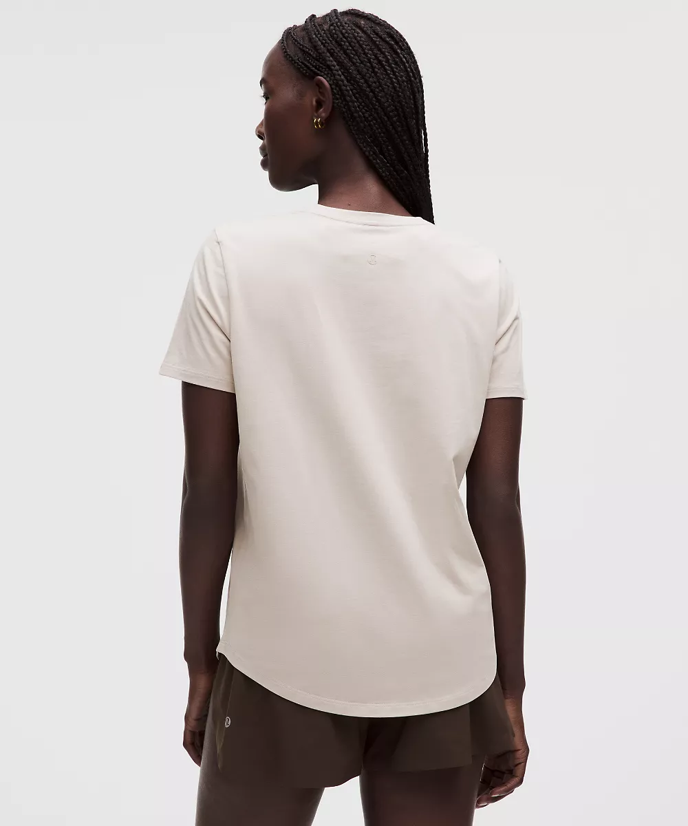 Love t-shirt col rond — Downtown Tan, view 3