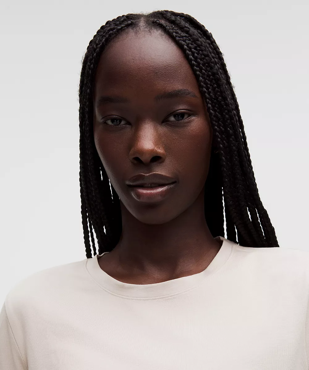 Love t-shirt col rond — Downtown Tan, view 4