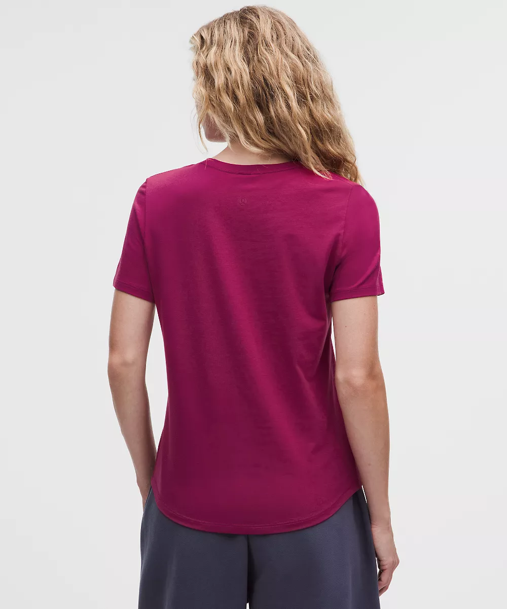 Love t-shirt col rond — Raspberry Rave, view 3
