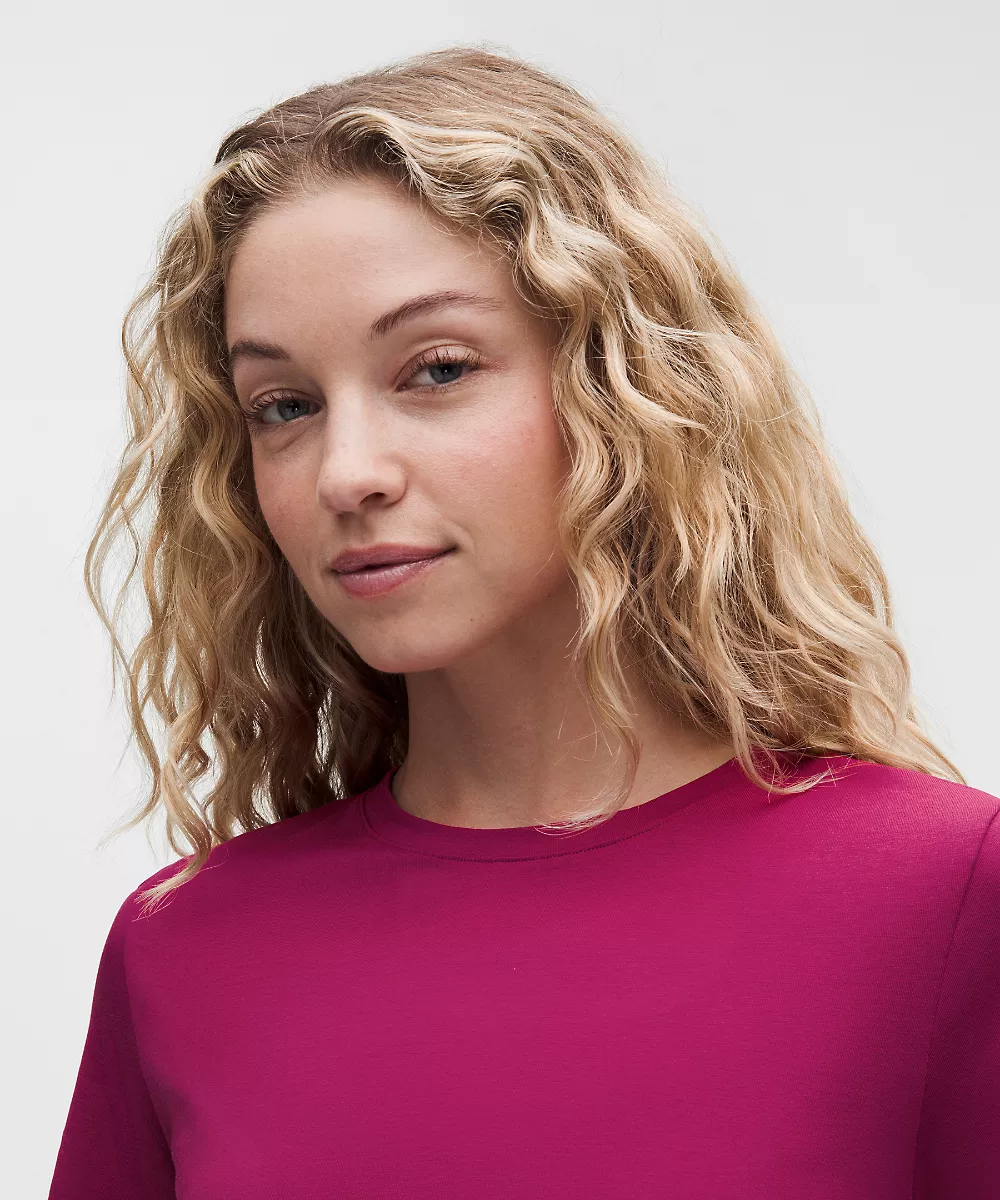 Love t-shirt col rond — Raspberry Rave, view 4