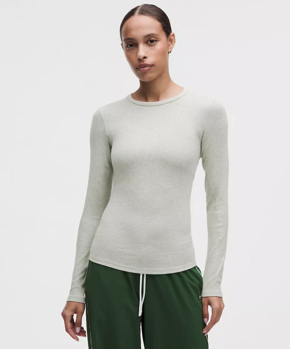 Hold Tight chemise manches longues — Heathered Meadow Haze, view 1