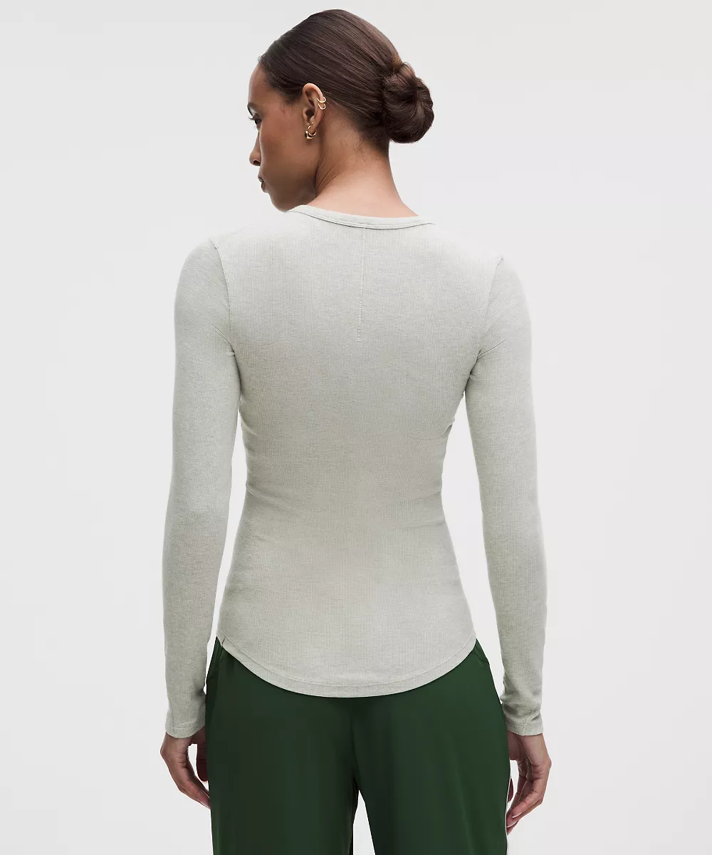 Hold Tight chemise manches longues — Heathered Meadow Haze, view 3