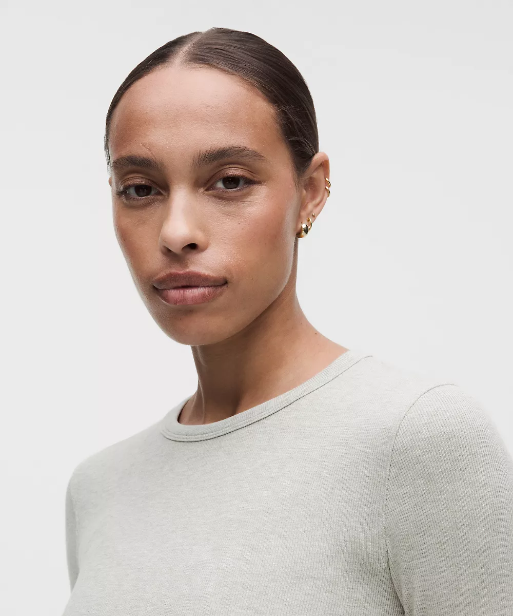 Hold Tight chemise manches longues — Heathered Meadow Haze, view 4