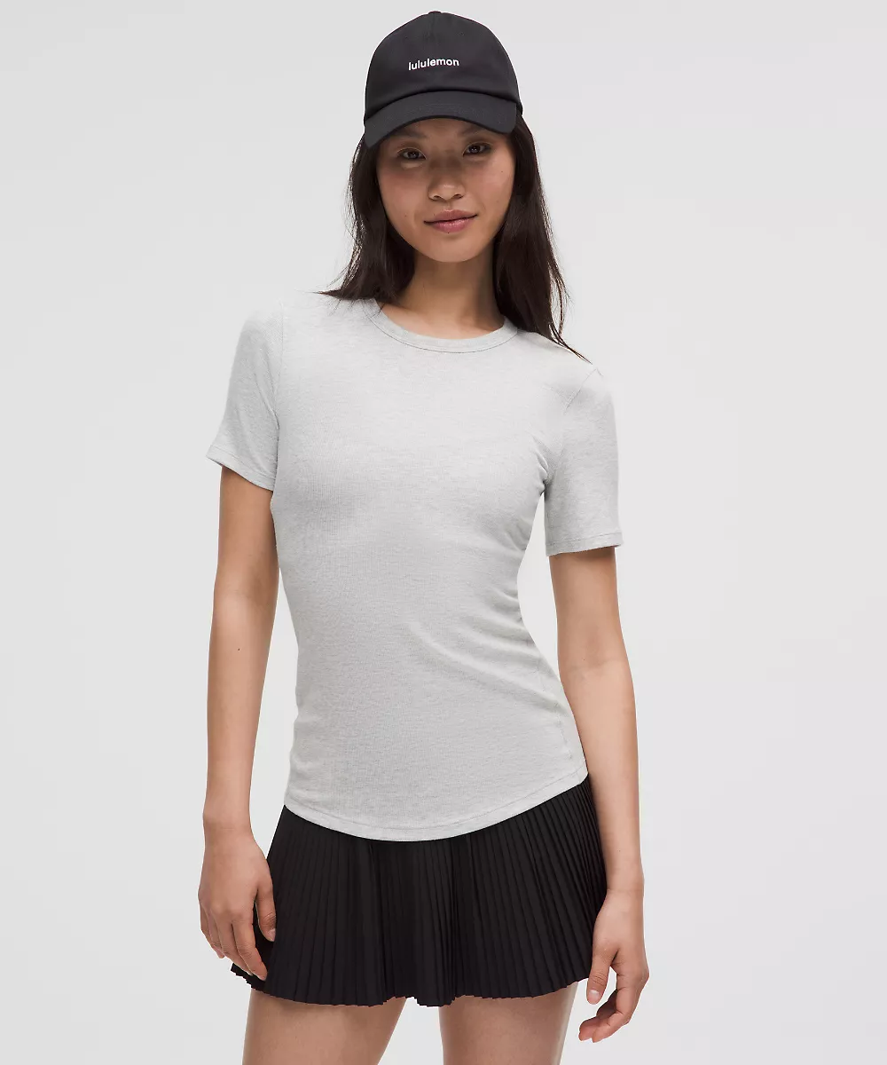 Hold Tight chemise manches courtes — Heathered Core Ultra Light Grey, view 1
