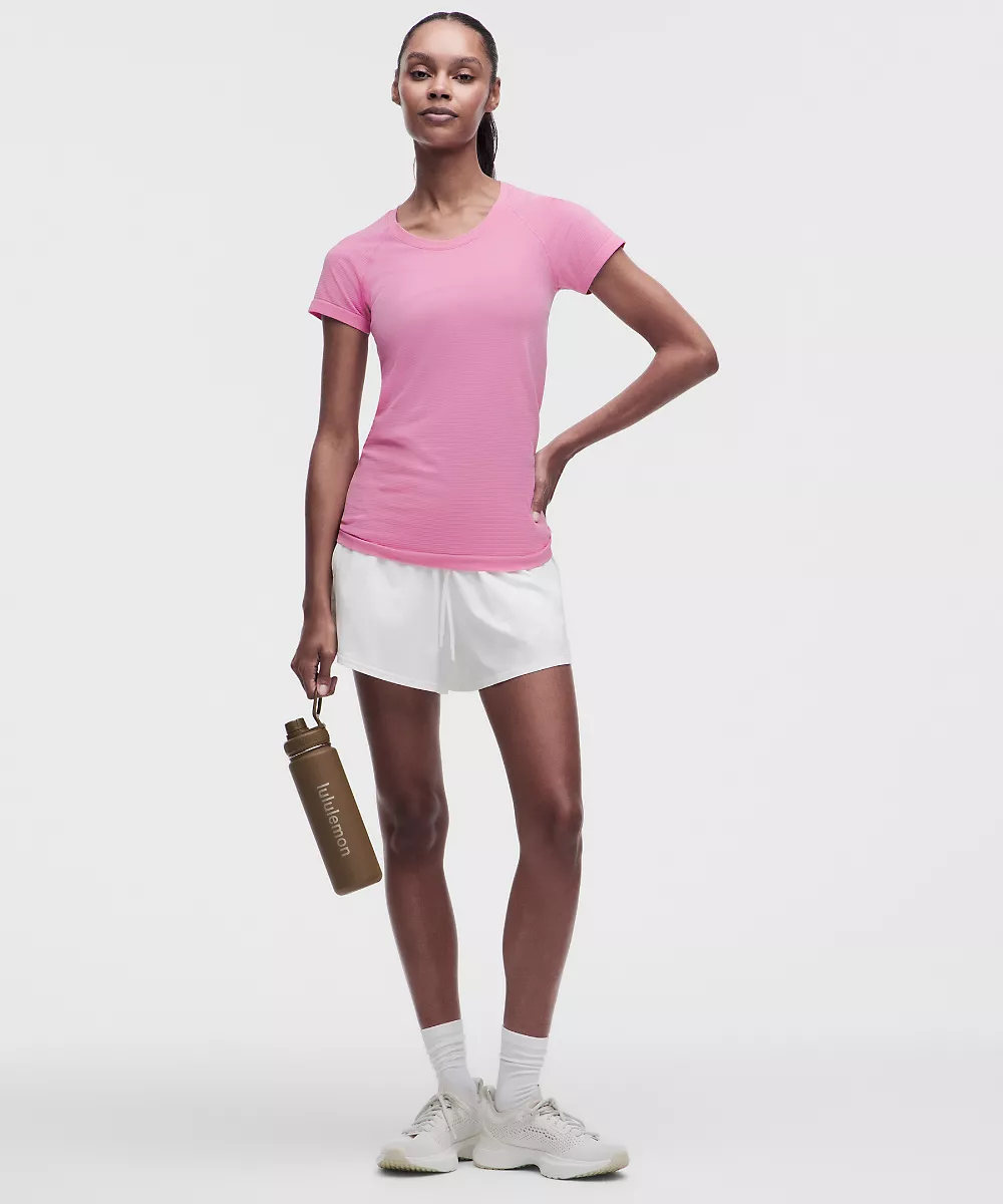 Chemise Swiftly Tech manches courtes 2.0 *Longueur hanches — Sweet Sorbet/Sweet Sorbet, view 2