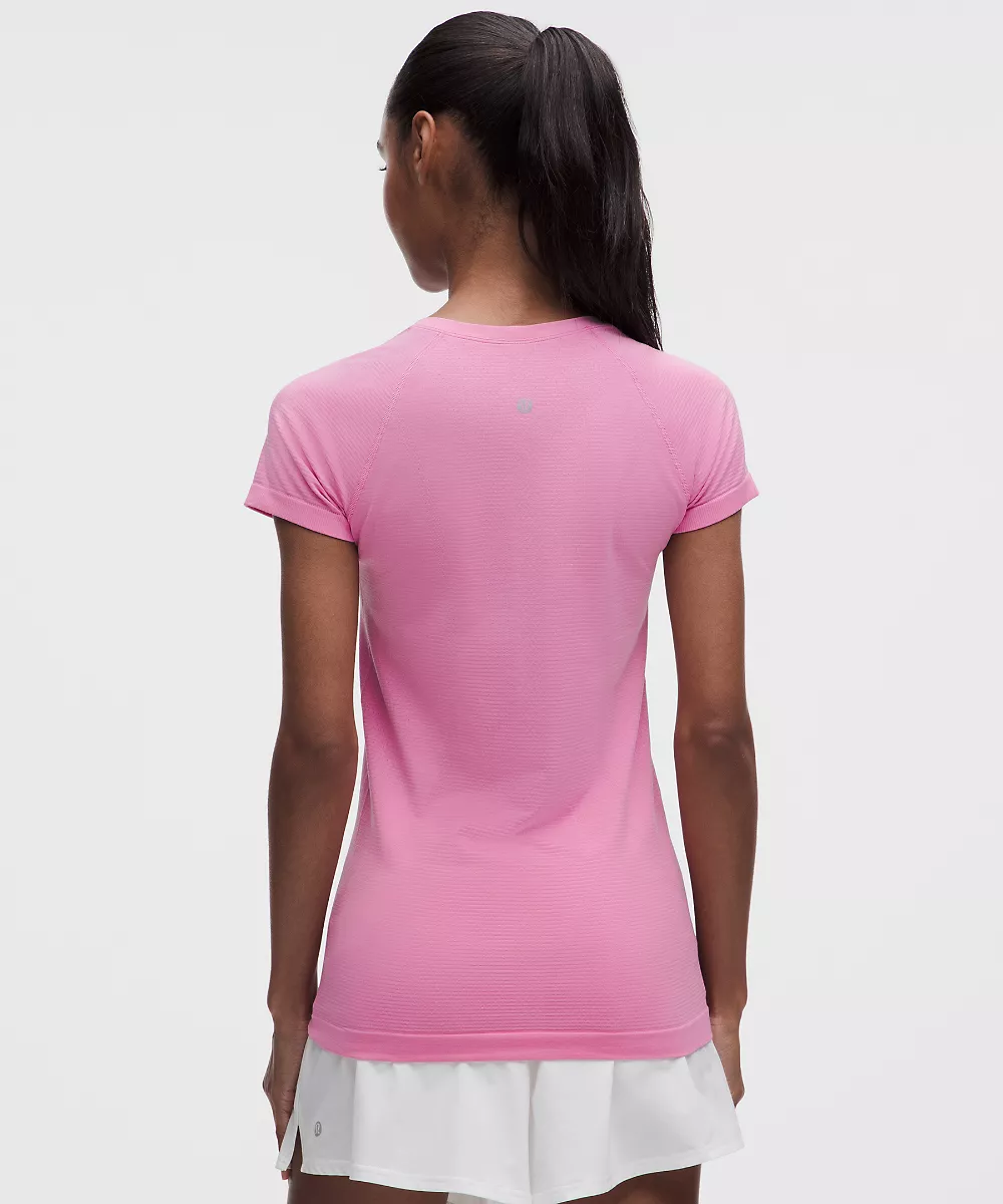 Chemise Swiftly Tech manches courtes 2.0 *Longueur hanches — Sweet Sorbet/Sweet Sorbet, view 3