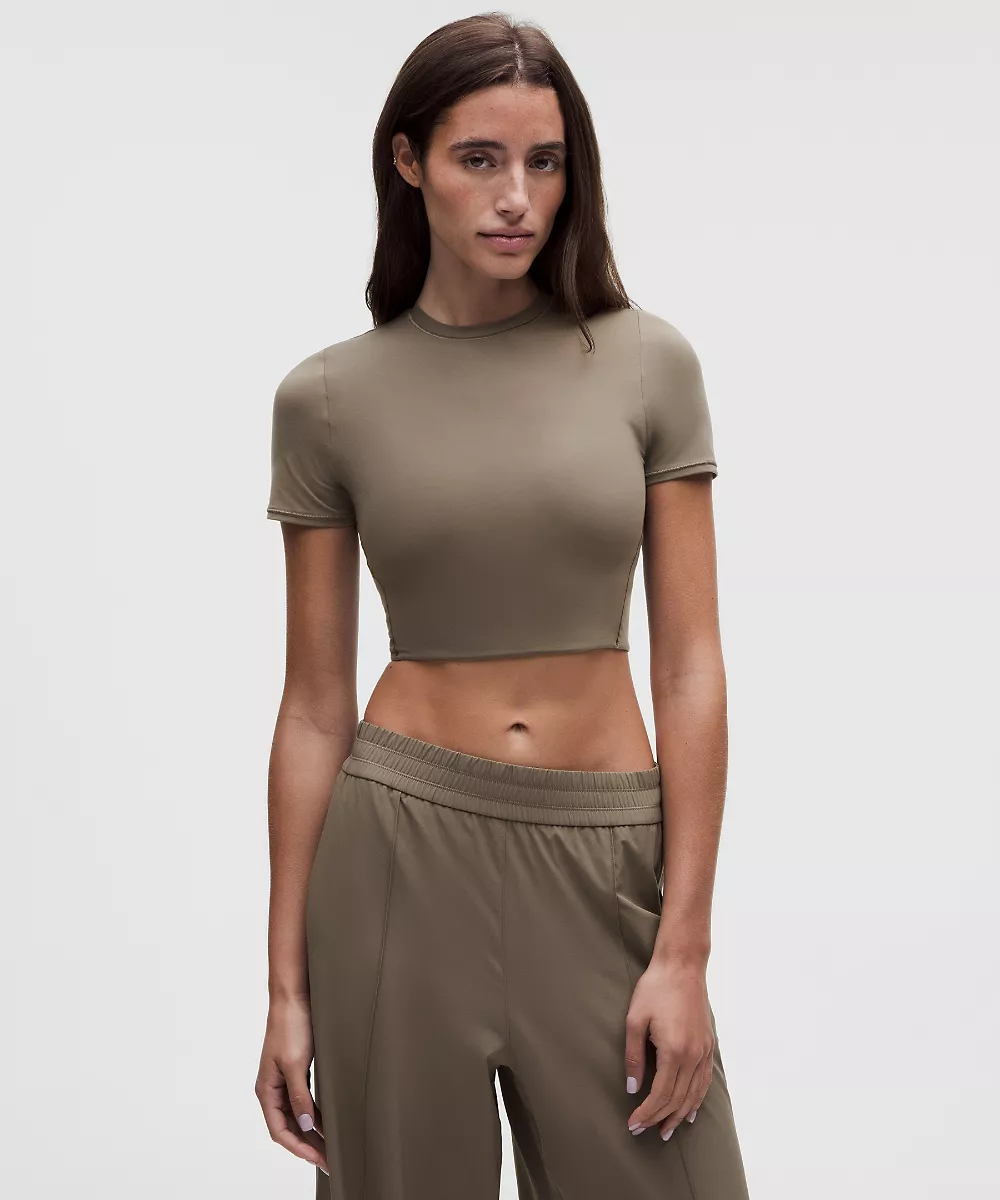T-shirt court col rond Nulu ultra-doux Wundermost — Nomad, view 1