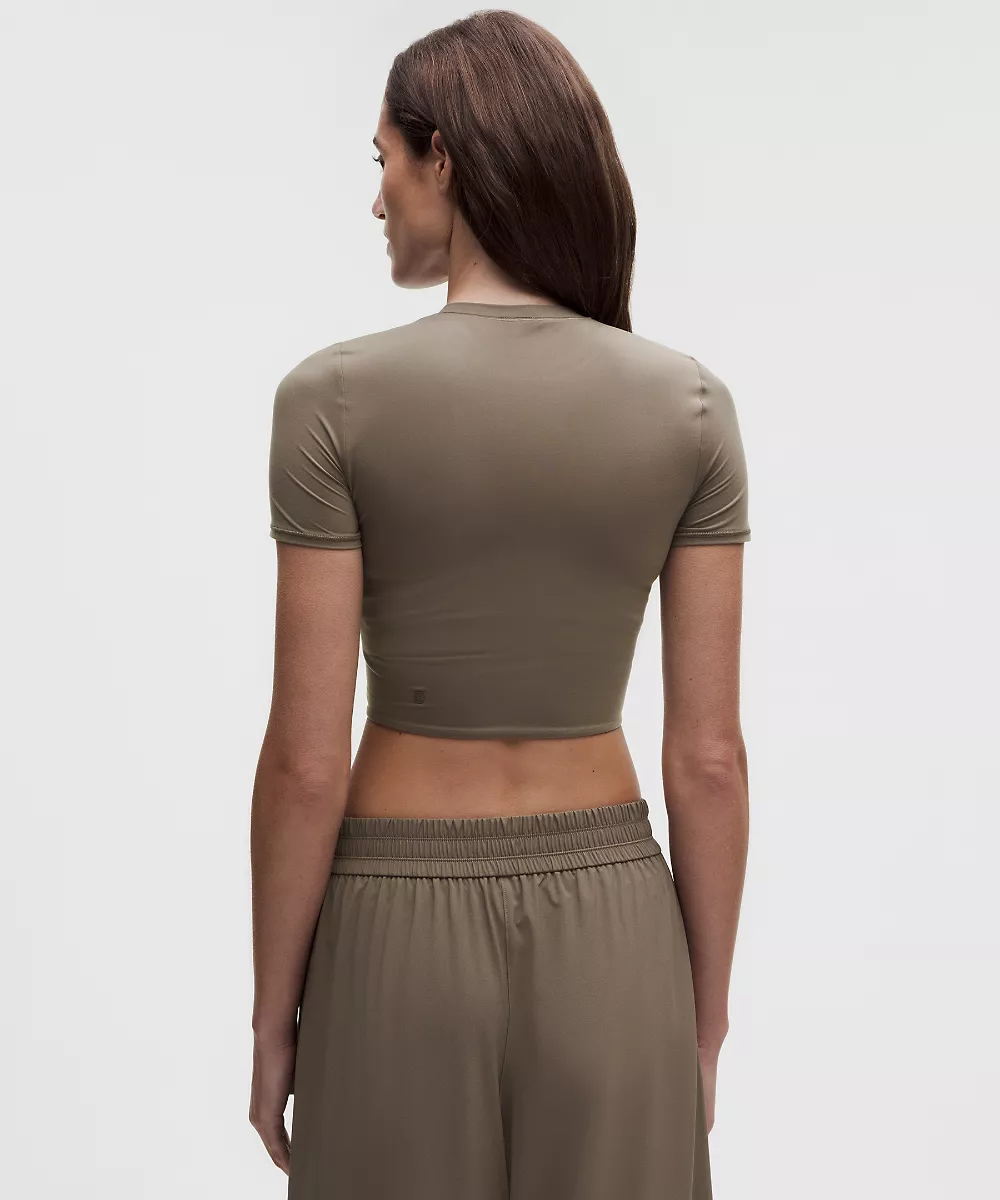 T-shirt court col rond Nulu ultra-doux Wundermost — Nomad, view 3