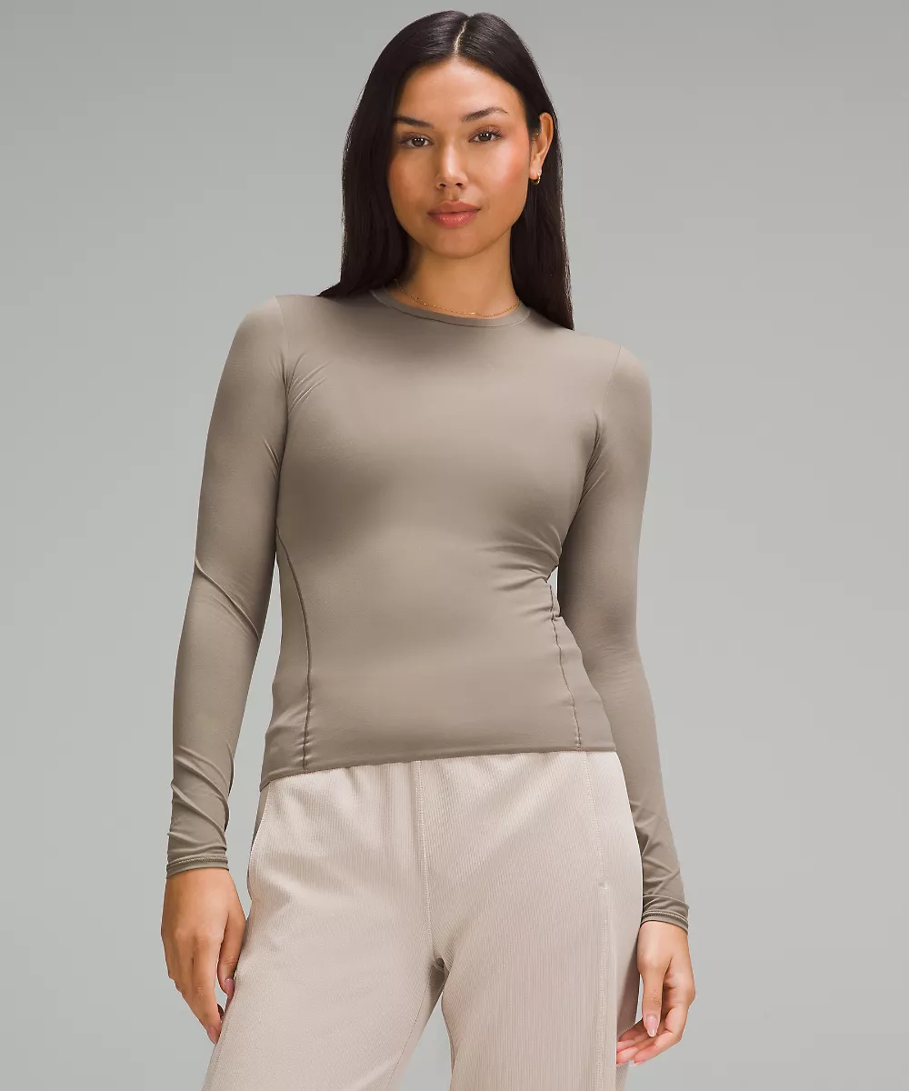 Chemise col rond manches longues Nulu ultra-douce Wundermost — Nomad, view 1