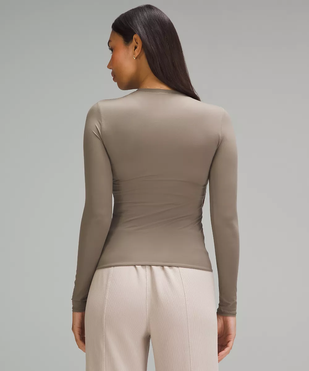 Chemise col rond manches longues Nulu ultra-douce Wundermost — Nomad, view 3