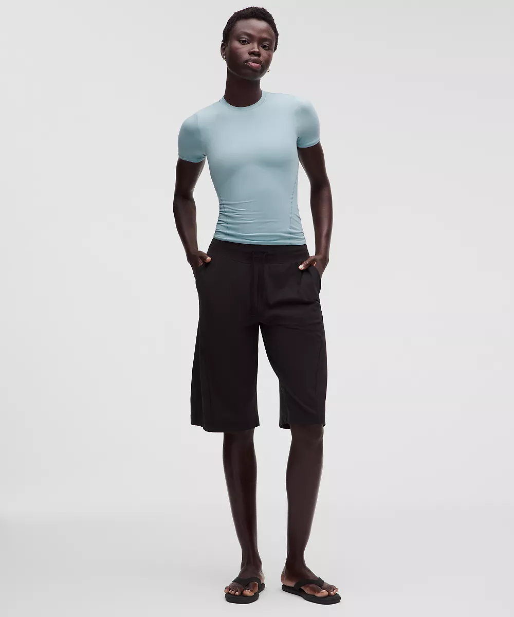 Chemise col rond longueur hanches Nulu ultra-douce Wundermost — Seafoam, view 2